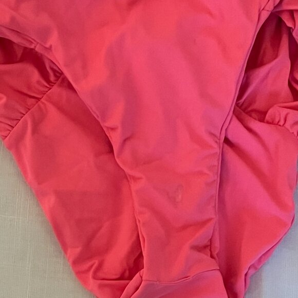 Becca Color Code French Cut Bikini Bottom in Coral Reef Size Medium - Picture 6 of 7